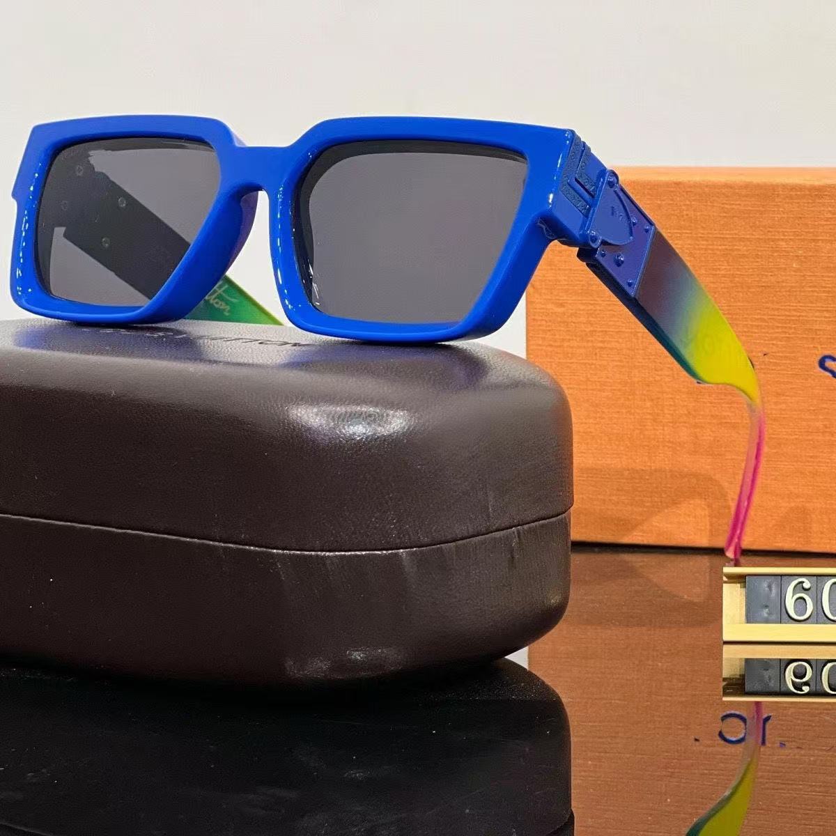 New Millionaire Series Sunglasses Retro Internet Celebrity Fashion Sunglasses Square Frame UV Sunglasses