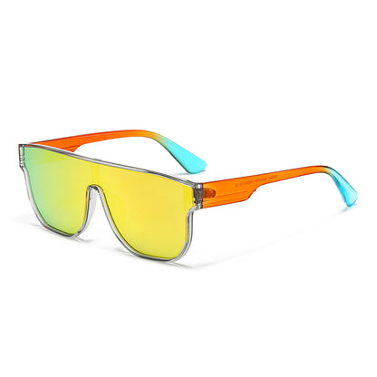 Dollger aviator sunglasses with glossy lenses