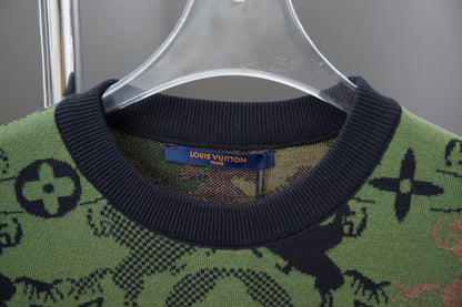 2025ss Camouflage knitted t-shirt