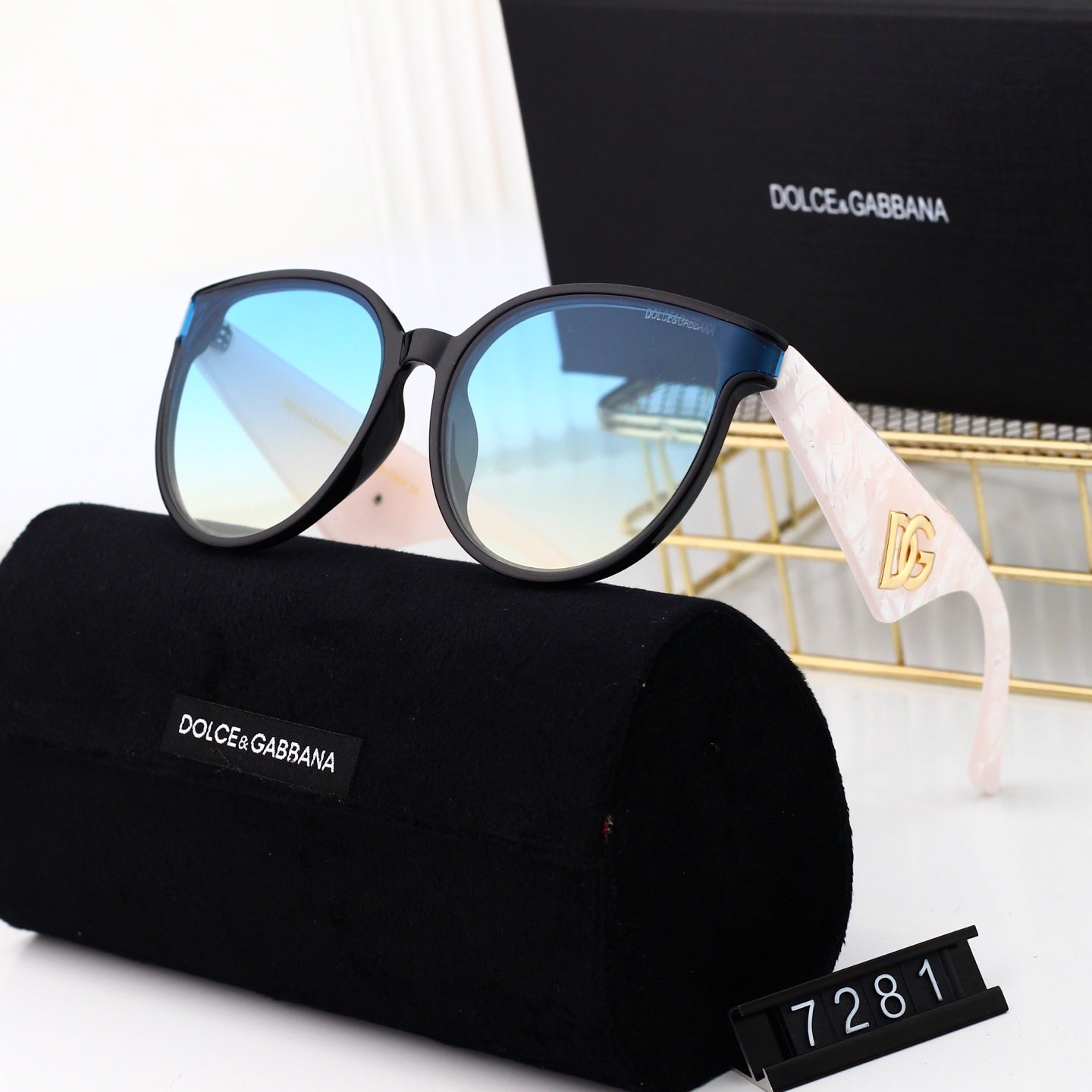 HD lens full frame sunglasses 7281