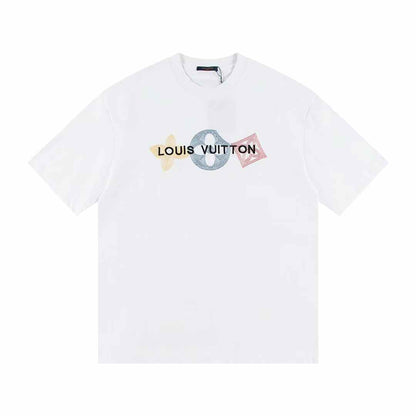 Alphabet pattern print t-shirt
