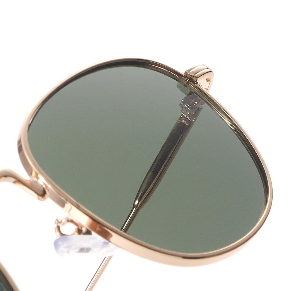 Dollger Rose Gold Retro-Vintage Round Tinted Sunglasses