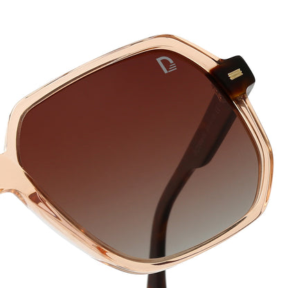 Dollger Hipster Square Full-Rim Sunglasses