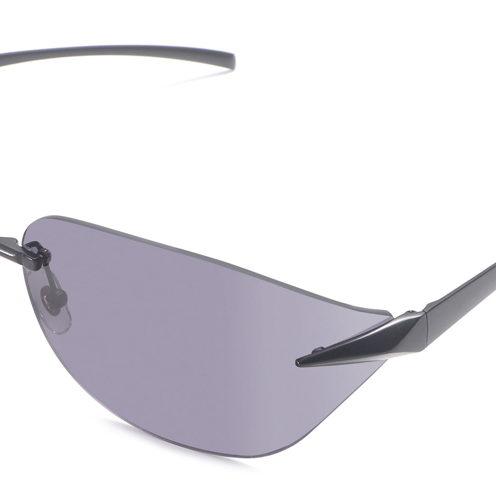 Dollger Rectangle Rimless Tinted Sunglasses