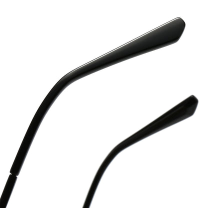 Dollger Rectangular Metal Tinted Sunglasses