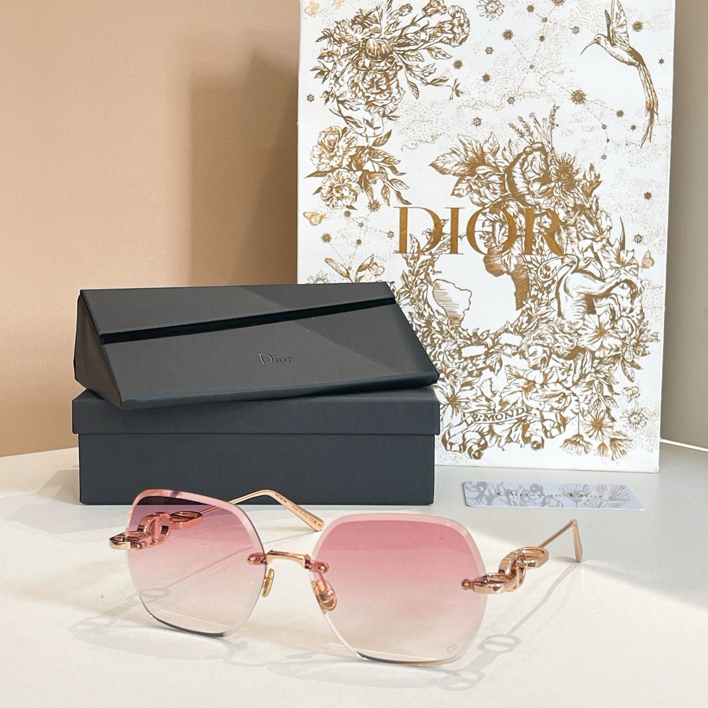 7 colors frameless sunglasses