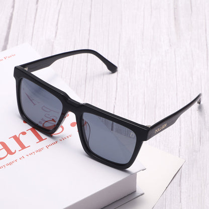 Dollger Square  Hipster Acetate Square Tinted Sunglasses