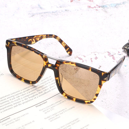 Dollger Square Aviator Tinted Sunglasses