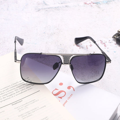 Dollger Square Aviator Metal Sunglasses