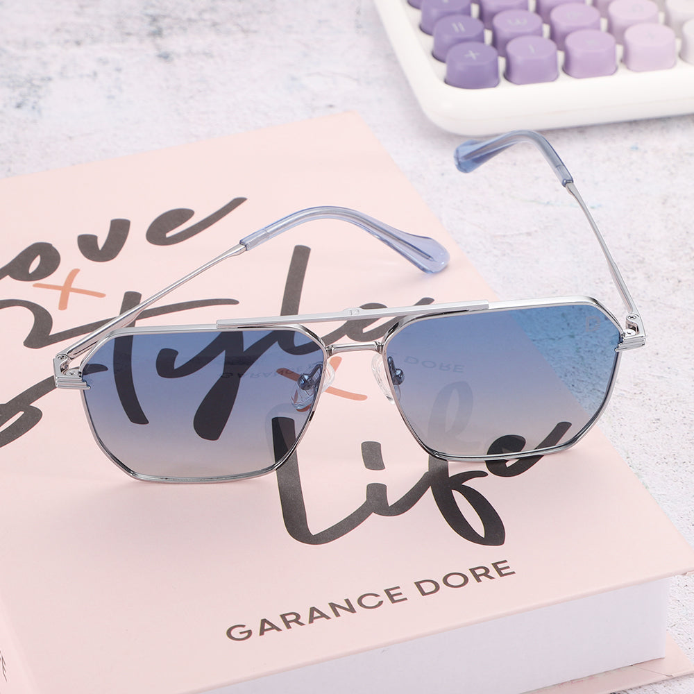 Dollger Retro-Vintage Aviator Tinted Sunglasses