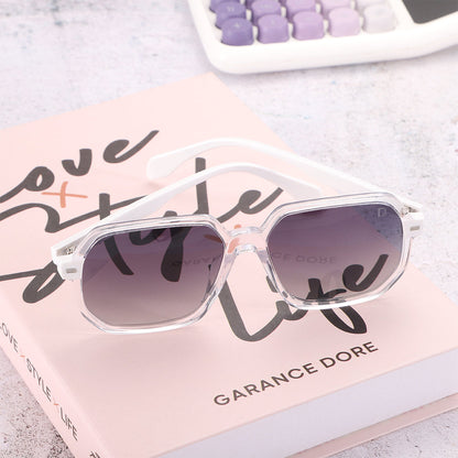 Dollger Hipster Square Full-Rim Sunglasses