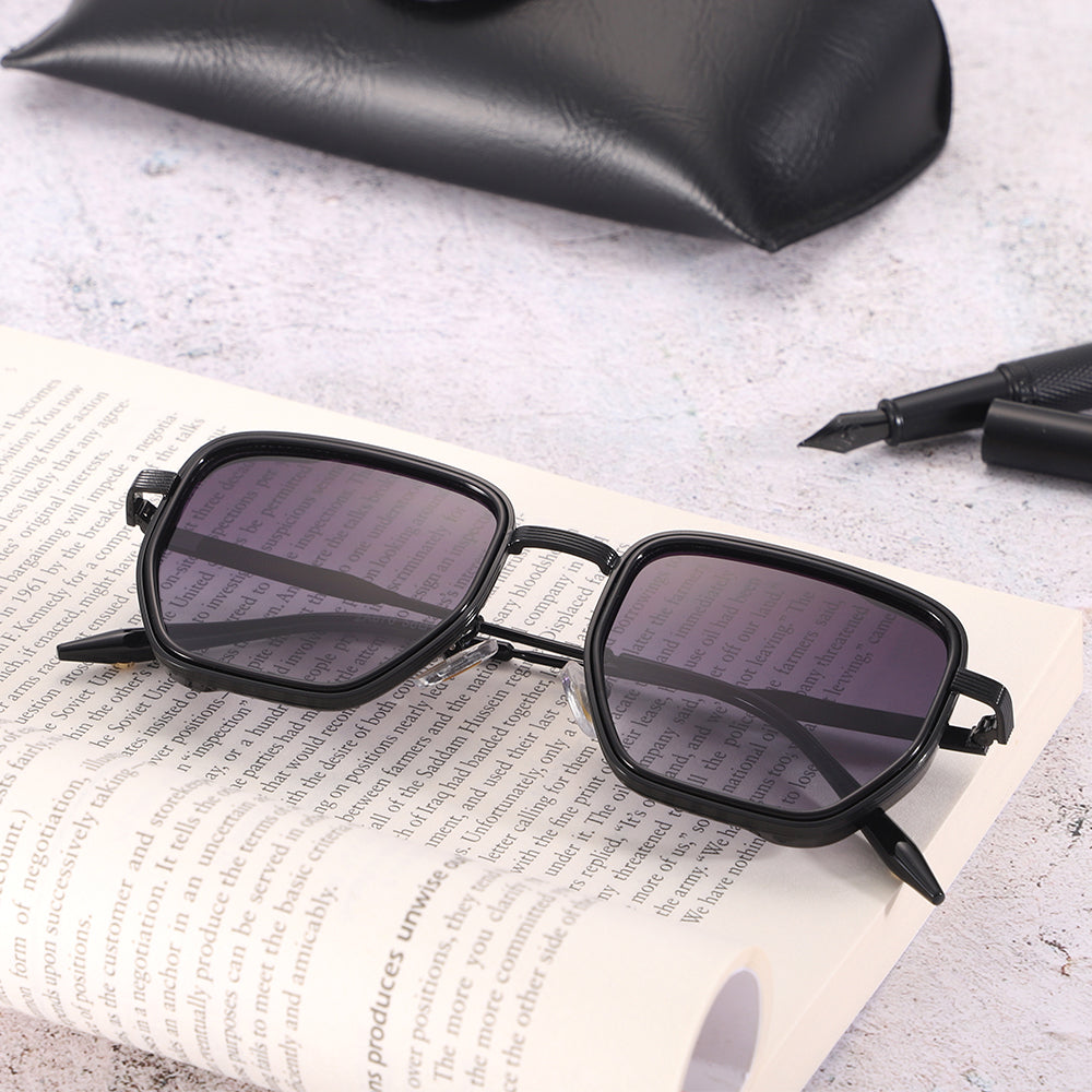 Dollger Oversized Square Tinted Sunglasses