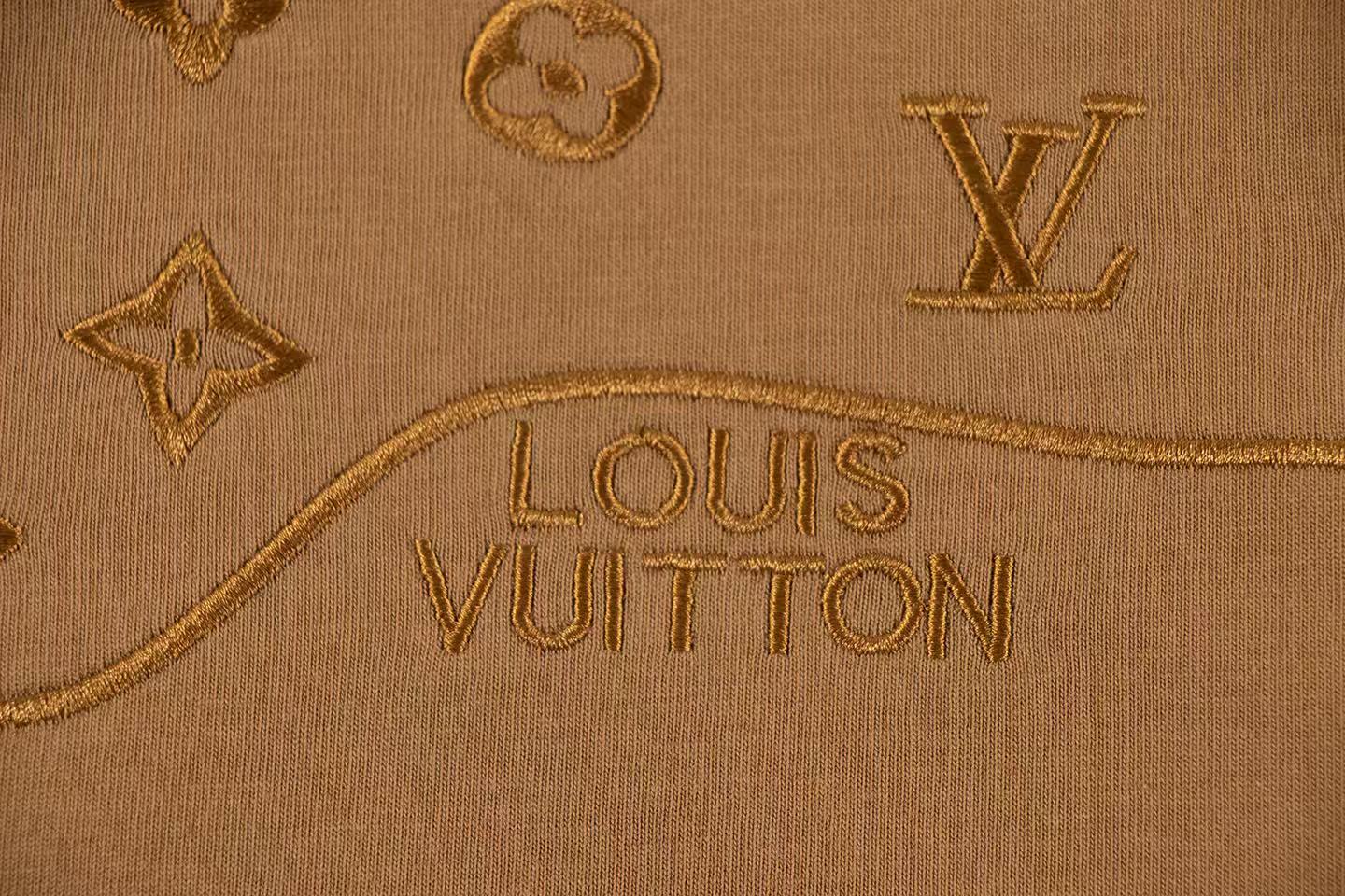 New embroidery splicing t-shirt