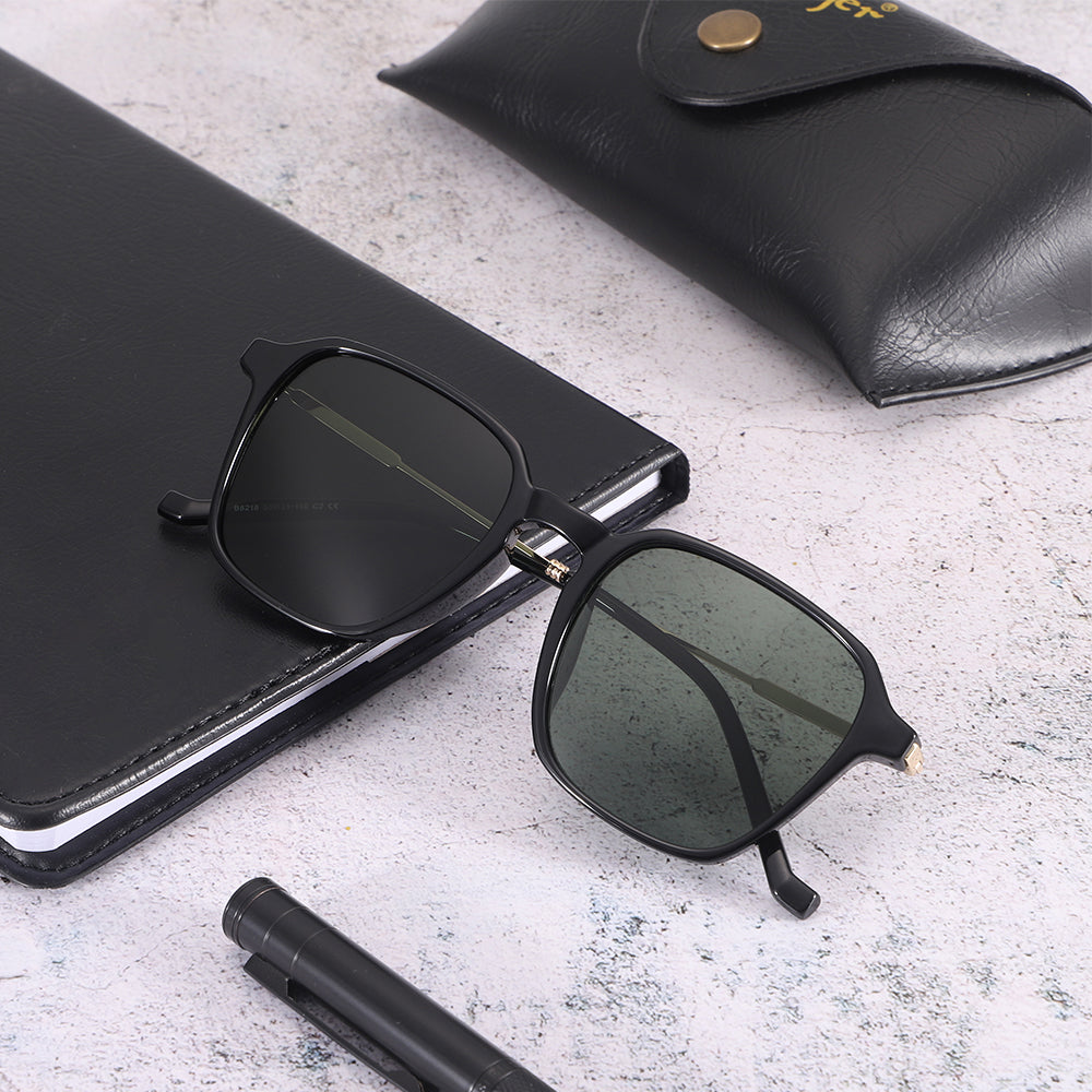 Dollger Amber Square Polarized Sunglasses