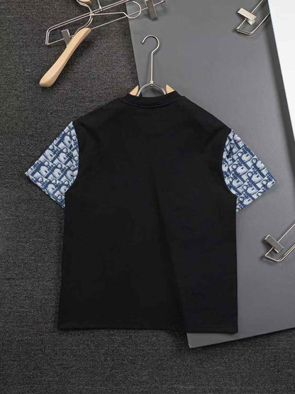 Embroidery stitching t-shirt
