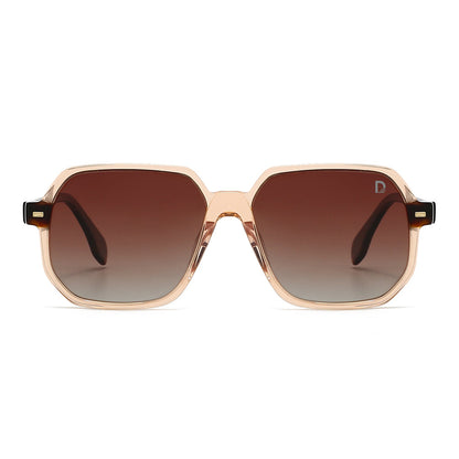 Dollger Hipster Square Full-Rim Sunglasses