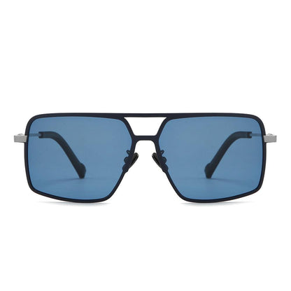 Dollger Titanium Frame Square Aviator Sunglasses