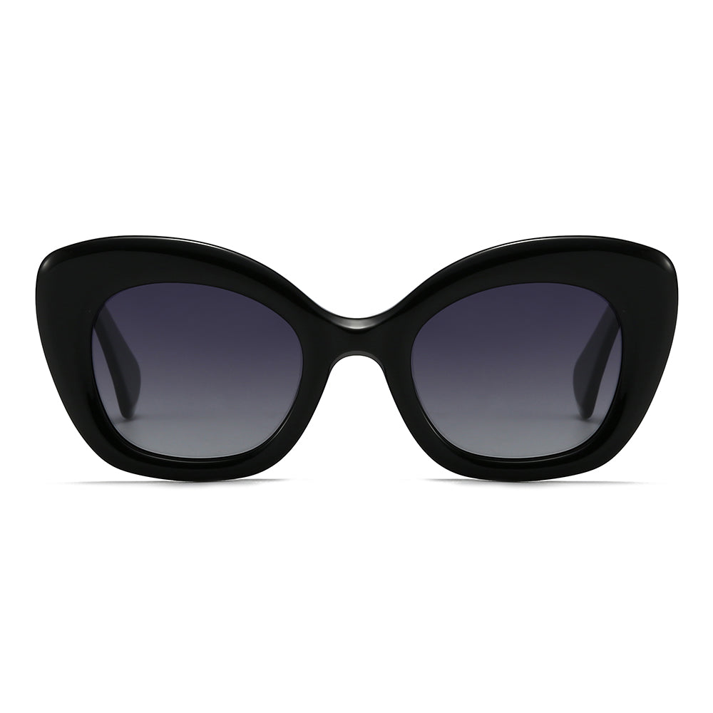 Dollger Oversized Acetate Butterfly Sunglasses