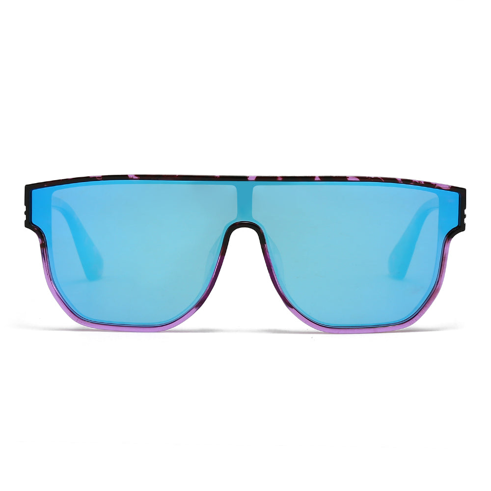 Dollger aviator sunglasses with glossy lenses