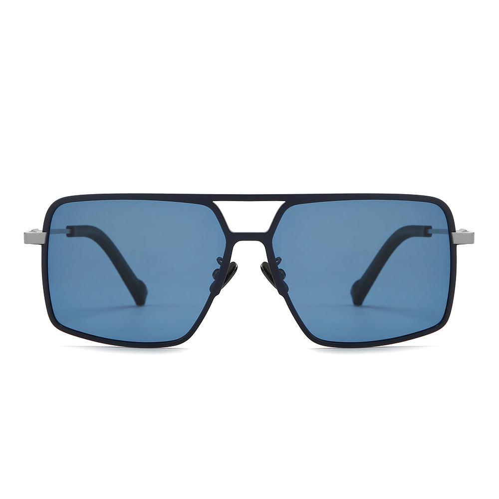 Dollger Titanium Frame Square Aviator Sunglasses