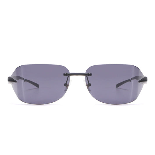 Dollger Rectangle Rimless Tinted Sunglasses