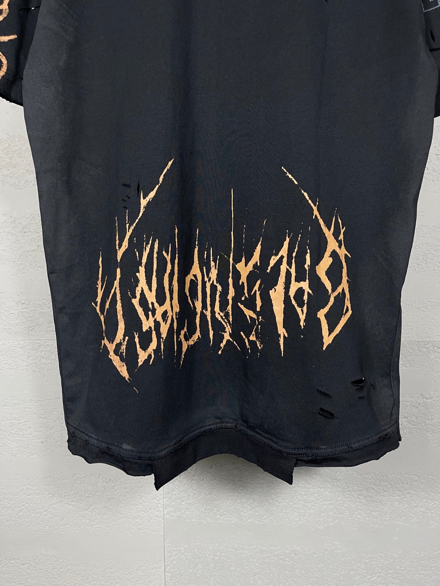 Wash gradient pattern t-shirt