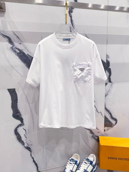 Metal logo carry pocket t-shirt