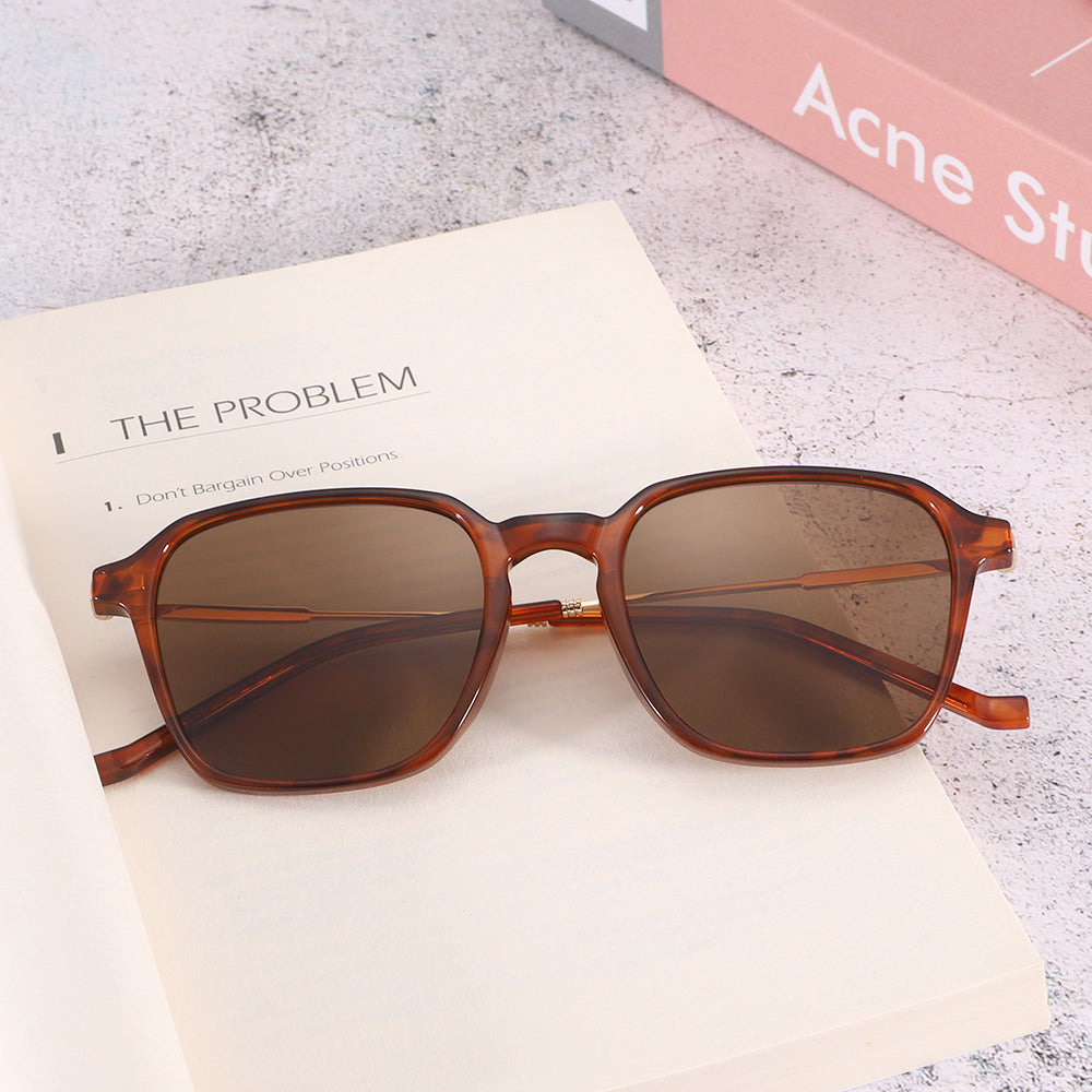 Dollger Amber Square Polarized Sunglasses