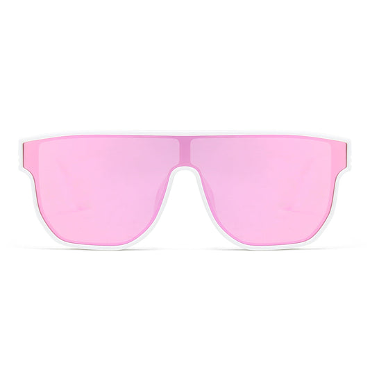 Dollger aviator sunglasses with glossy lenses