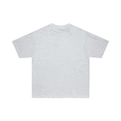 Solid color love short sleeve T-shirt
