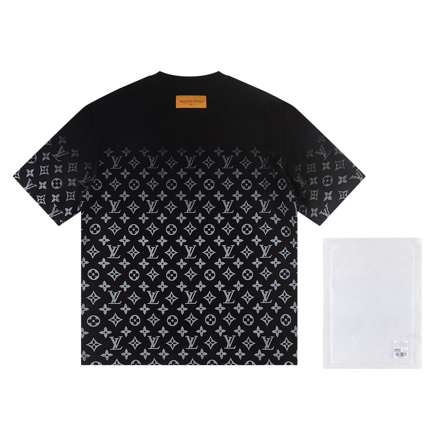 Full print splicing patch embroidery t-shirt