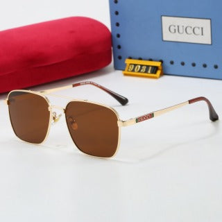 6-color full frame HD lens metal thin frame sunglasses 9031