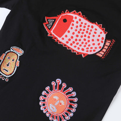 New full-embroidery t-shirt