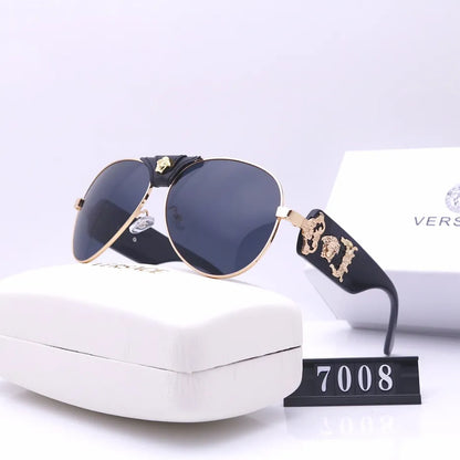 9 Colors Retro Metal Portrait Sunglasses