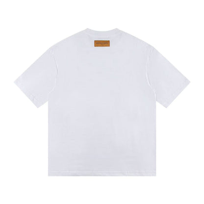 New embroidery splicing t-shirt