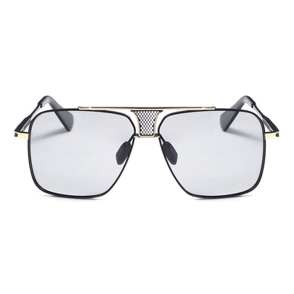 Dollger Square Aviator Metal Sunglasses