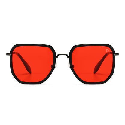 Dollger Retro Polygon Trendy Square Polarized Sunglasses