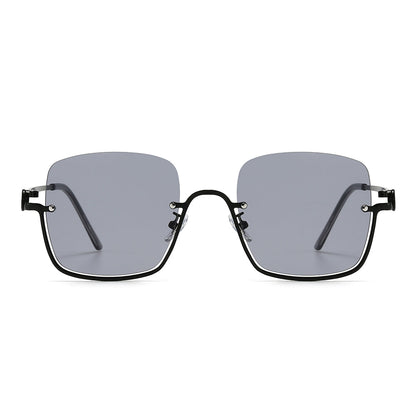 Dollger Square Semi-Rimless Tinted Sunglasses