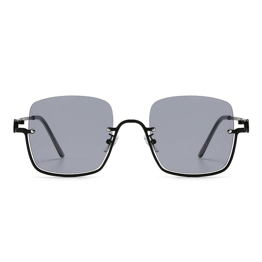 Dollger Square Semi-Rimless Tinted Sunglasses