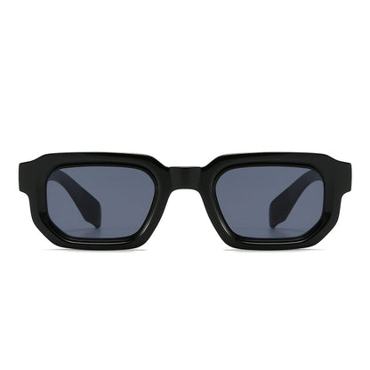 Dollger Acetate Rectangle Full-Rim Tinted Sunglasses