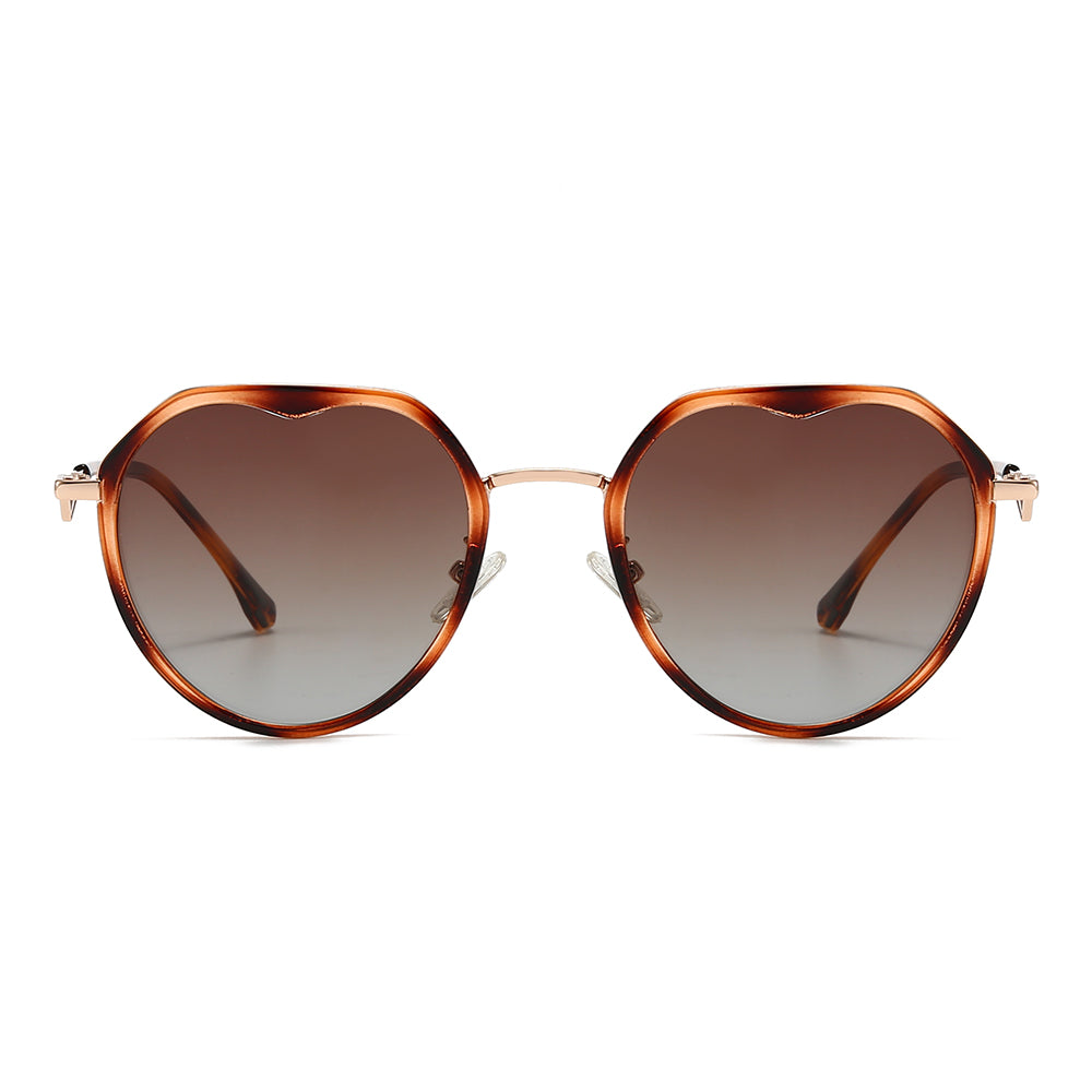 Dollger Gradient Lens  Round Sunglasses