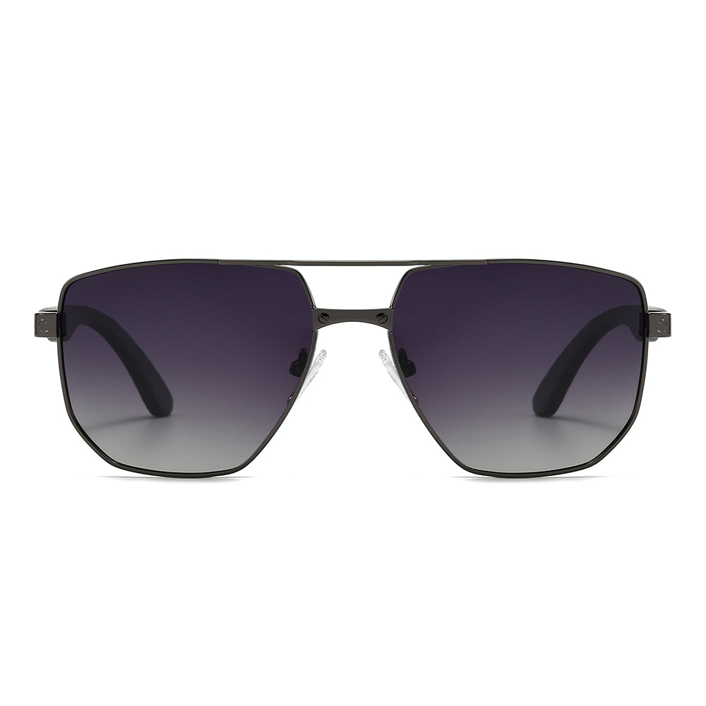 Dollger Wood Vintage Aviator Sunglasses