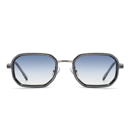 Dollger Retro-Vintage Rectangle Geometric Tinted Sunglasses