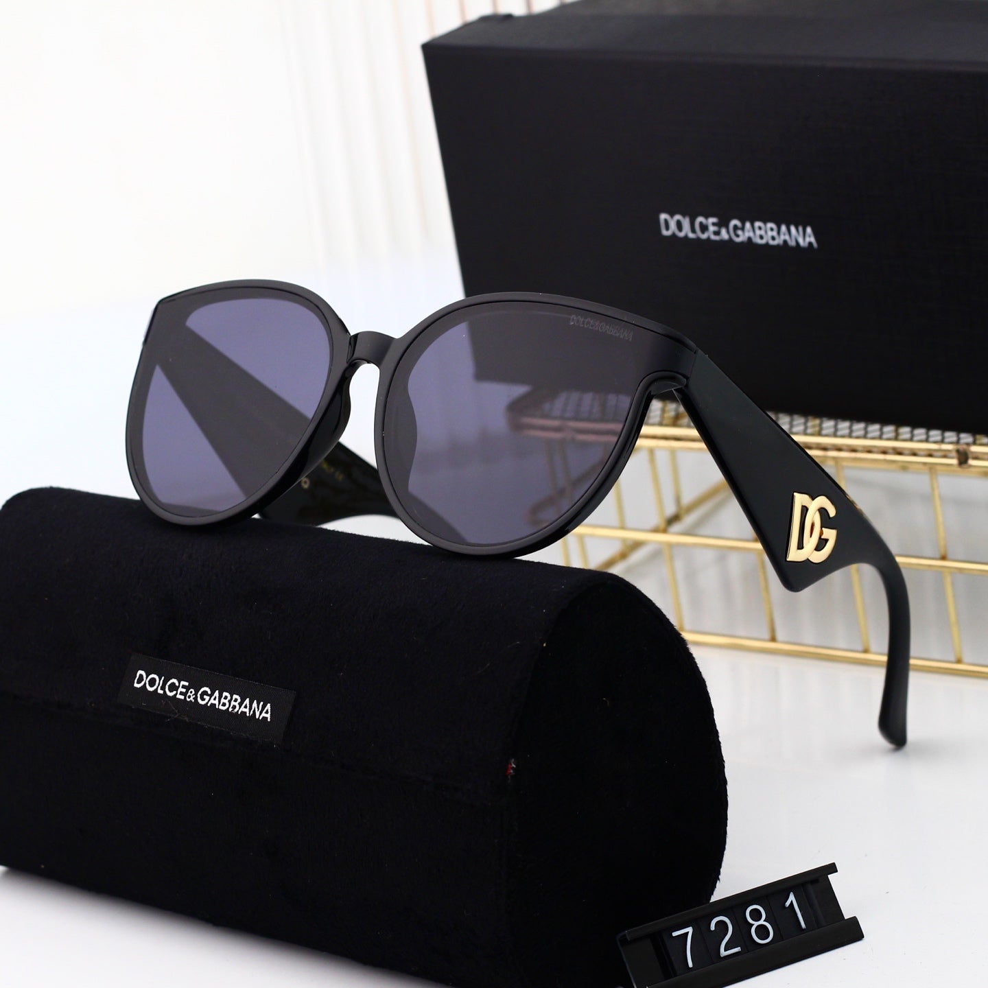 HD lens full frame sunglasses 7281