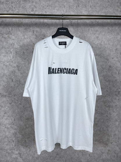 Classic logo hole t-shirt