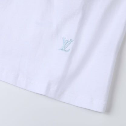 New full-embroidery t-shirt