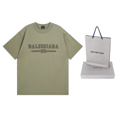 Embroidery wash t-shirt