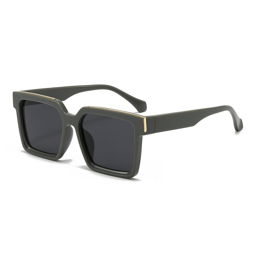 Dollger Oversized Acetate Square Tinted Sunglasses