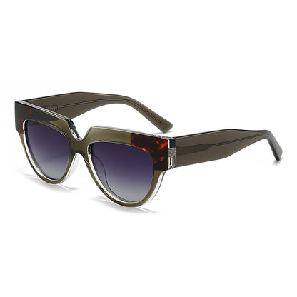 Dollger Low Bridge Fit Geometric Tinted Sunglasses