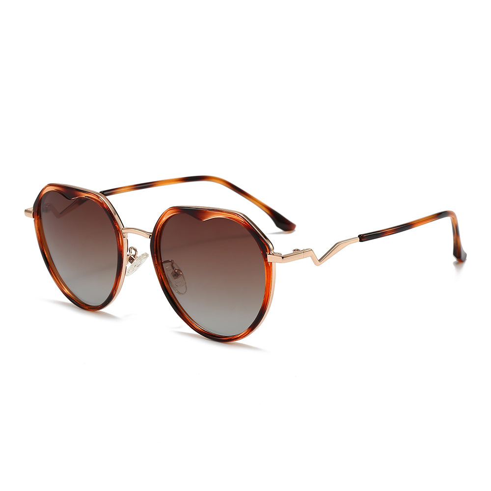 Dollger Gradient Lens  Round Sunglasses